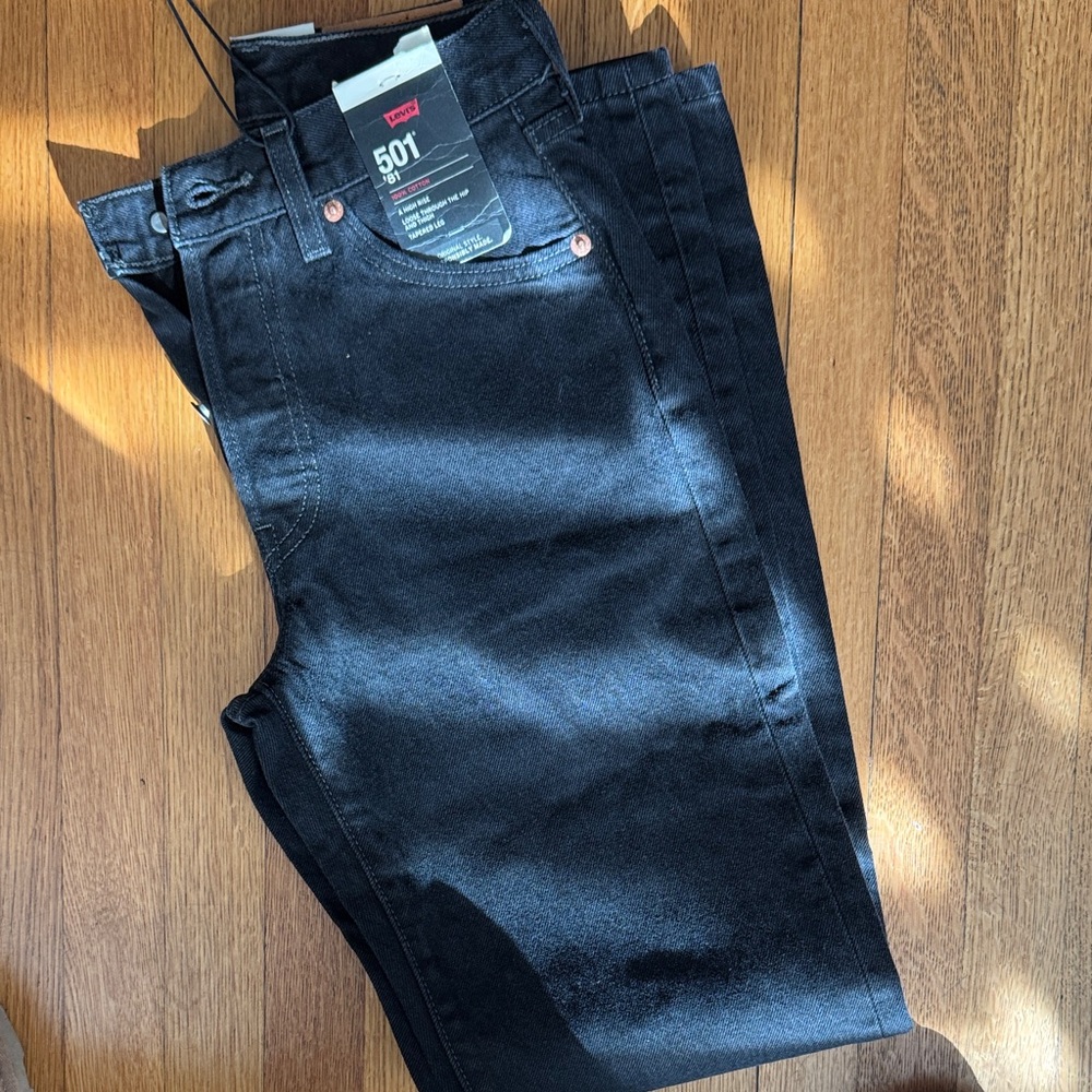 Levi's women’s 501 ‘81  Dark Denim Jeans